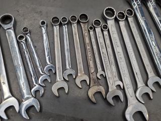 46x Assorted Combination Wtenches Spanners