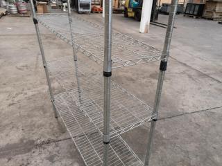 Light Duty Steel Wire Storage Shelf Unit