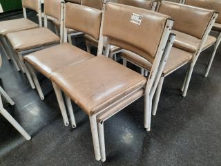Set of 20 Stackable Cafe Chairs
