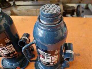 2x 12-Ton Welded Bottle Jacks by The Tool Shed