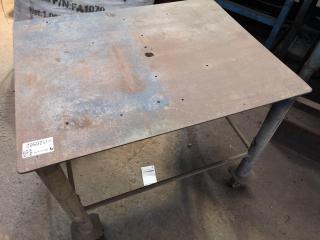 Heavy Duty Steel Mobile Workshop Table Trolley