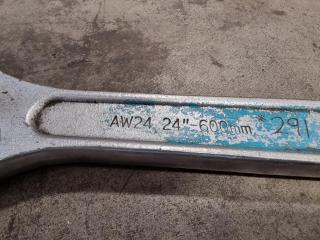 Great Neck 24"-600mm Forged Steel Crescent Wrench