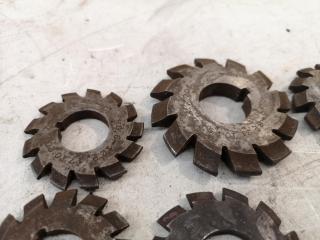 8x Assorted Gear Cutters