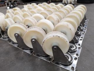 47x 100mm Diameter Trolley Wheels