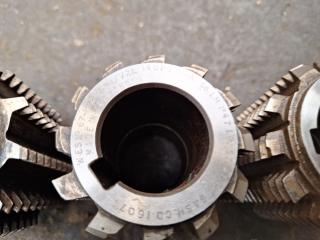 5 x Gear Hobber Cutters