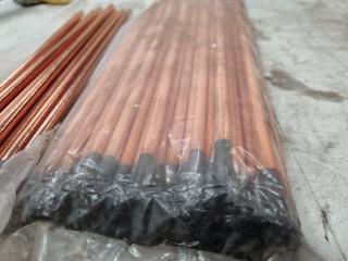 67x Lincoln Electric DC Round Gouging Carbon Rods, 8x305mm