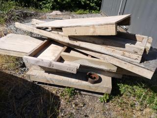 Assorted Wood Concrete Formers