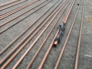 17x Assorted Lengths of Copper Plumbing Pipe