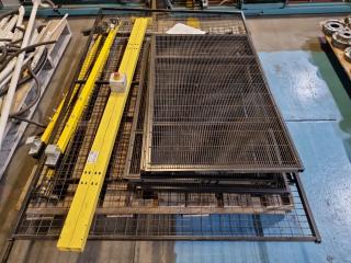 Assorted Machine Safety Barrier Fencing & Supports