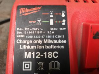 Milwaukee 18V & 12V Li-Ion Battery Charger