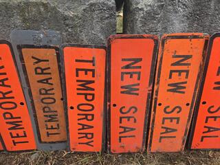 11 x Road Works Signs 