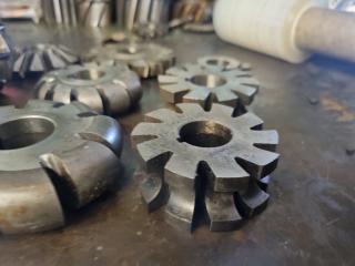 Large Lot of Milling Machine Cutters 