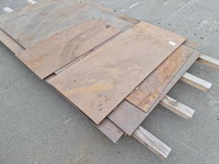 5 Assorted Steel Sheets/ Plate