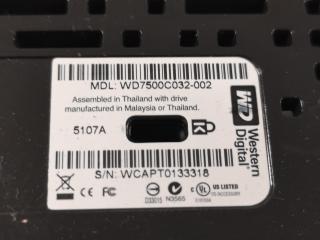 4x External Expansion Storage Drives, 1Tb, 750Gb, 500Gb, 320Gb