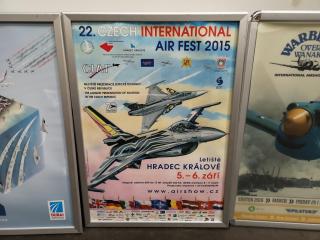 4x Assorted International Airshow Framed Prints
