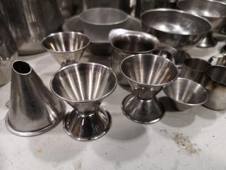 Assorted Stainless Steel Restaurant Teapots, Bowls, Pitchers & More