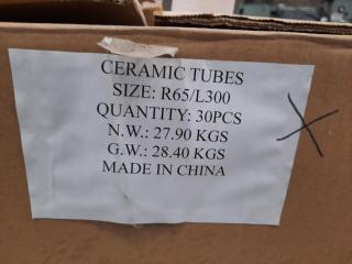 29 x Ceramic Tubes R65/L300