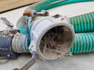 Sump Pump Hose Length w/ End Filter Housing