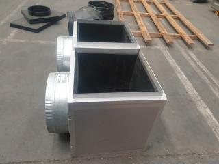 2 x Insulated Ductwork Grille Boxes