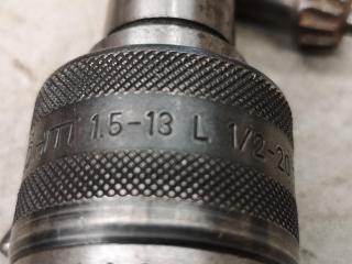 13mm & 16mm Keyed Drill Chucks w/ Morse Taper Shanks