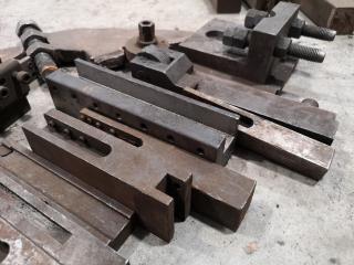 Assorted Lot of Lathe Tooling Mounts, Holders, & More