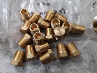 Assorted Brass Industrial Fittings