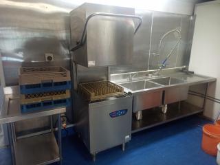 Stainless Commercial Dish Washer