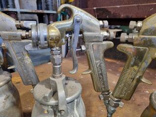 4x Air Paint Spray Guns