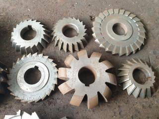19 Assorted Milling Cutters