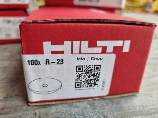 500x Hilti Collated Nails X-P 72 MX w/ R-23 Washers