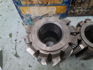 4 x Gear Hobber Cutters