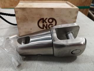 Kong Stainless Steel Swivel Anchor Connector, 3-ton Capacity