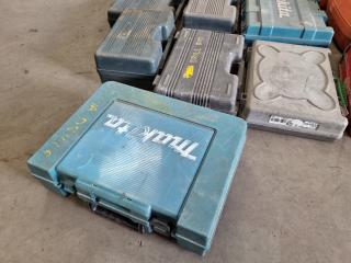 12x Assorted Empty Power Tool Cases