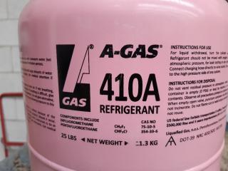 A-Gas 410A Refrigerant Gas Bottle