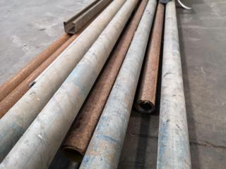 Assorted Lengths of Steel Pipes & More