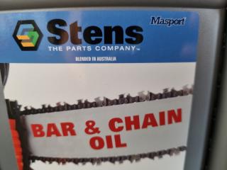 9x 1L Bottles Stens Masport Bar & Chain Oil