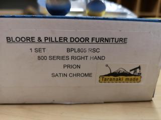 4x Stylish Quality Door Lever Handle Sets by Bloore & Piller, New