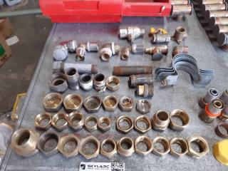 2 x Trays of various pipe fittings.