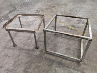 2x Comnercial Kitchen Equipment Stands