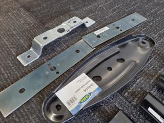 7x Assorted Replacemrnt Mower Bar Blades + Other Mower Parts