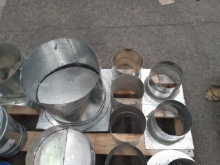 Pallet Of Galvinised Flueing Dampers / Joiners /Adapters