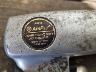 2x AmPro Air Hammer w/ Attachments