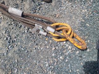 Assortment of Wire Rope Slings