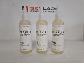 3 Olaplex No.0  Intensive Bond Building Hair Treatments