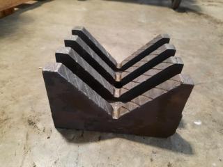 Two Steel V Blocks