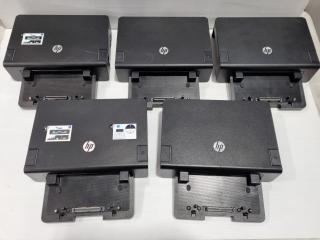 5x HP Advanced Docking Stationn for compatible HP business laptops