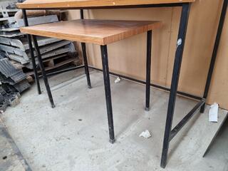 Angled Drafting / Artwork / Drawing Table w/ 2nd Small Table