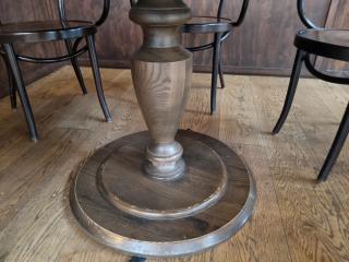 Cafe Table with 7 Bentwood Arm Chairs