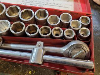 3/4" Drive Socket Set, Metric & Imperial Sizes