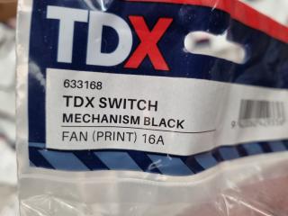 23x Assorted Wall Switches by TDX, New